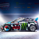 Illustration for article titled Ken Blocks 2014 team livery is 8bit Zebra Awesomeness.